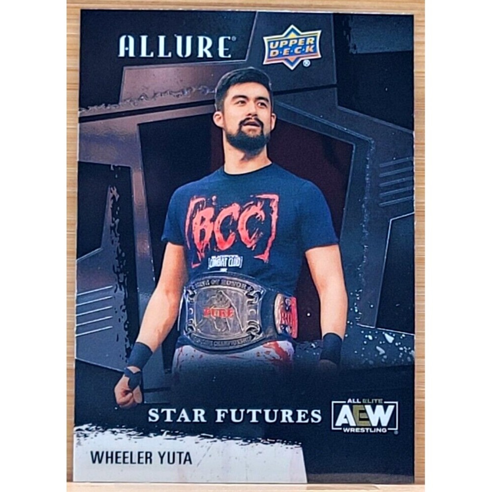 2022 UPPER DECK AEW ALLURE WHEELER YUTA STAR‎ FUTURES ROOKIE CARD